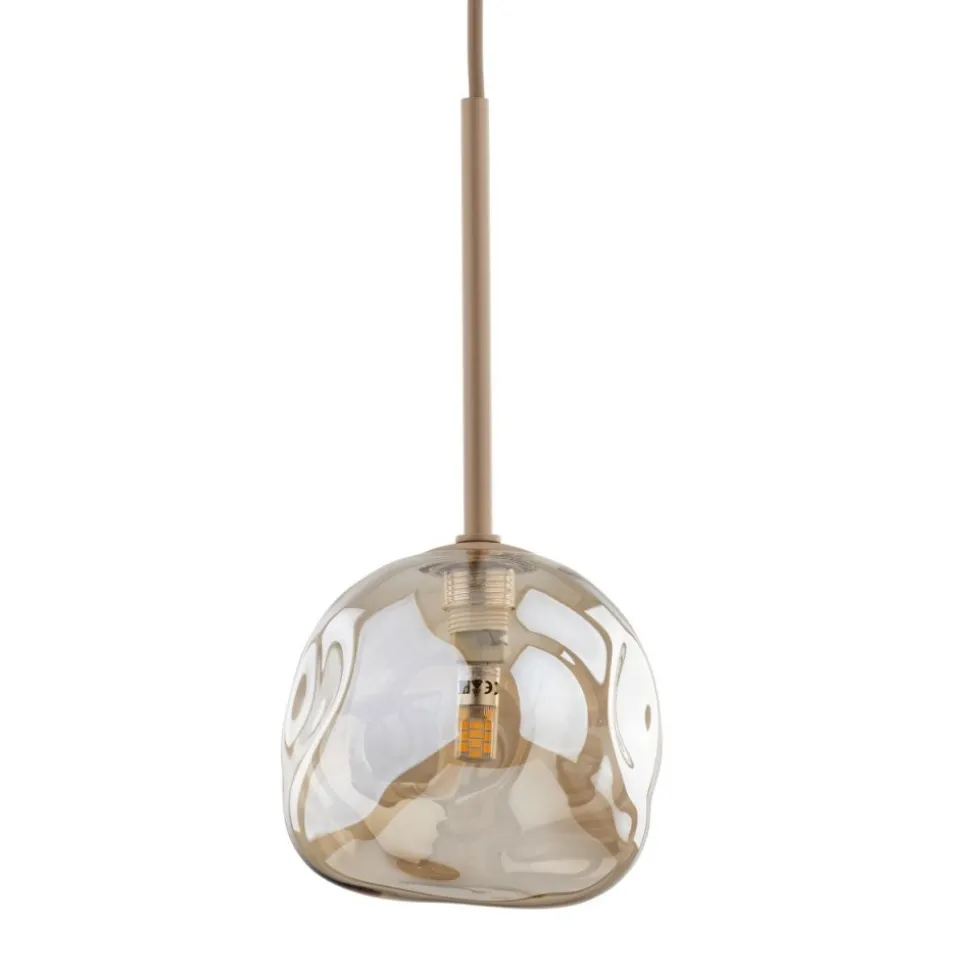 Lampa wisząca LAVA sabia beżowa 1xG9