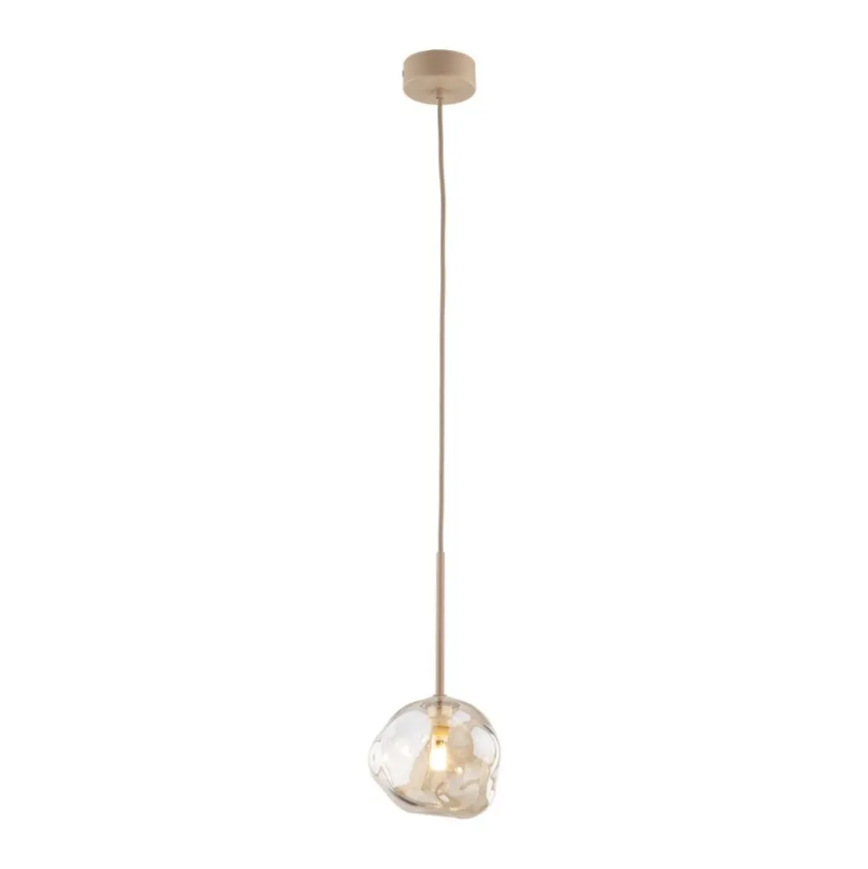 Lampa wisząca LAVA sabia beżowa 1xG9
