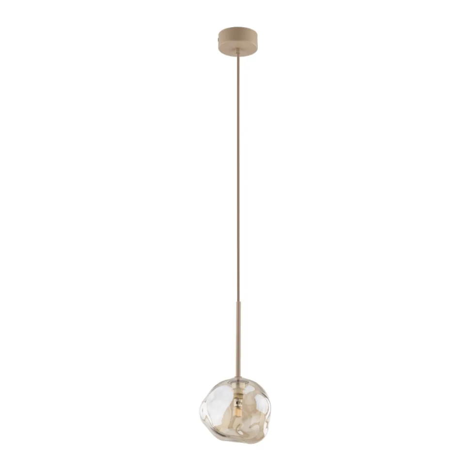 Lampa wisząca LAVA sabia beżowa 1xG9