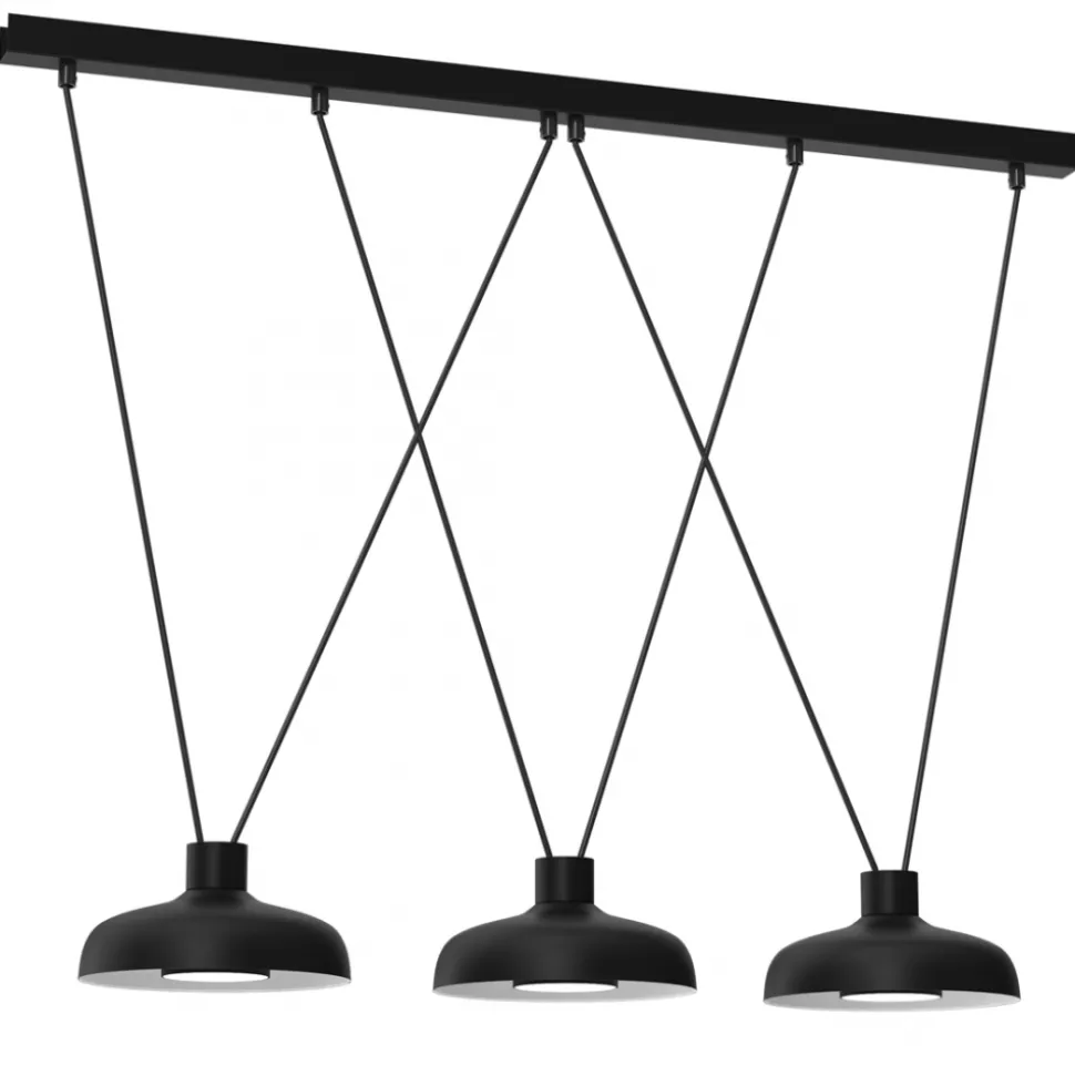 Lampa Wisząca LINEA Czarny 3xGX53