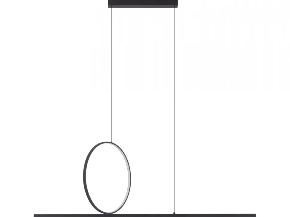 Lampa wisząca LINEO LED czarna 39W 3000K