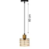 Lampa wisząca LondonStyle 12 cm miedź