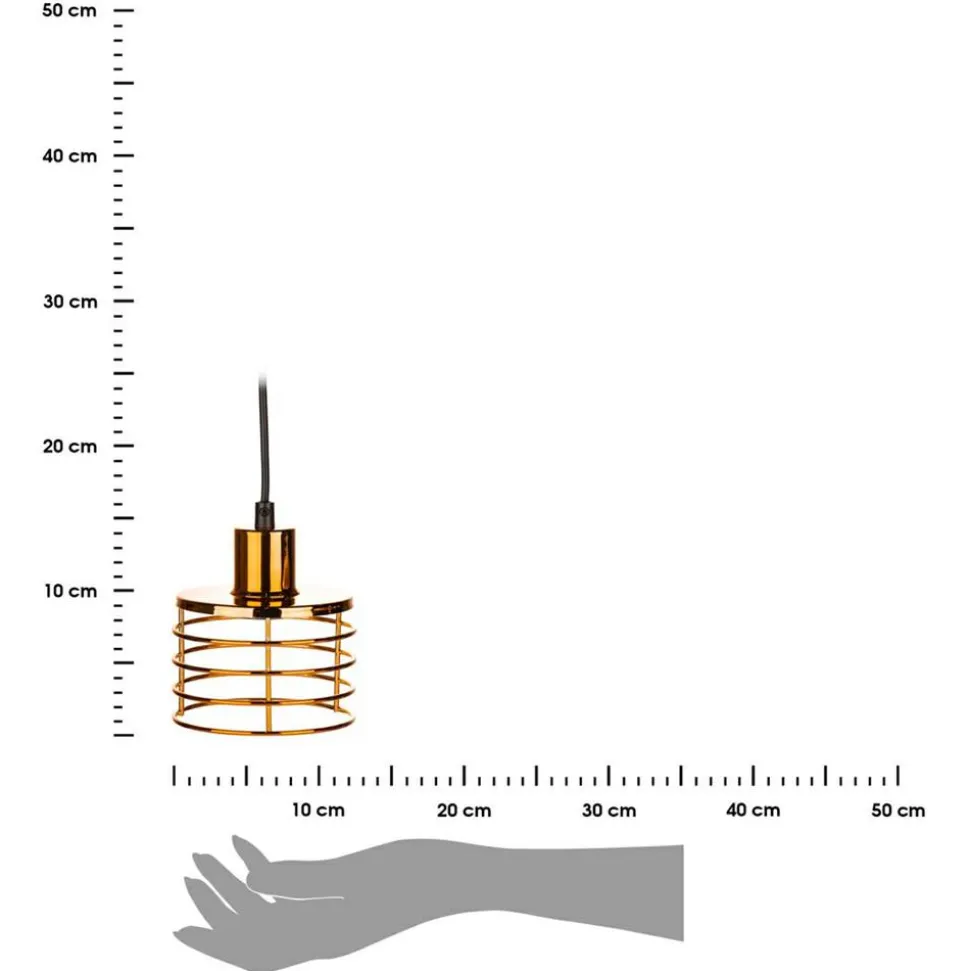 Lampa wisząca LondonStyle 12 cm miedź