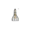 Lampa Wisząca LONG Czarny Złoty Metalowe Klosze 3xE27