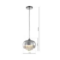 Lampa wisząca LUNA 1xE14 LED