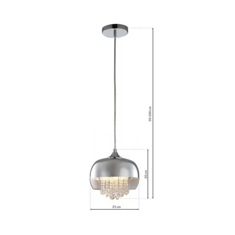Lampa wisząca LUNA 1xE14 LED