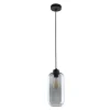 Lampa Wisząca MARCO Grafitowy Szklany Klosz 1xE27 14cm