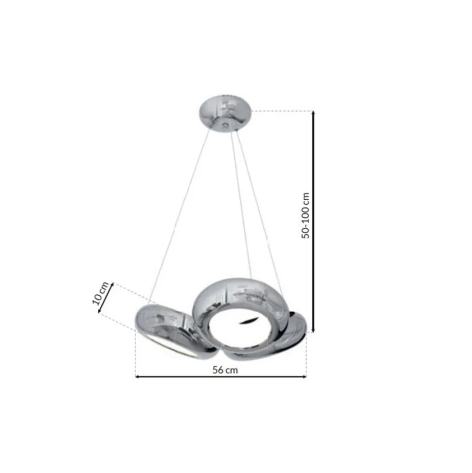 Lampa wisząca MERCURIO 36W LED