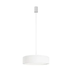 Lampa Wisząca MIST Biały Abażur 3xE27 56cm