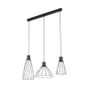Lampa wisząca MODESTO czarna 3xGU10