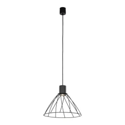 Lampa wisząca MODESTO czarna 1xGU10 29.5 cm