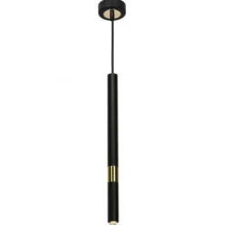 Lampa Wisząca MONZA Czarny Złoty 1xG9 10cm