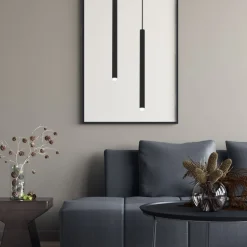 Lampa Wisząca MONZA Czarny 1xG9 8cm