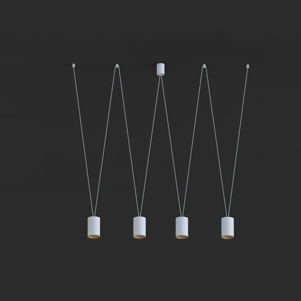 Lampa Wisząca MORE TONE Biały 4xGU10