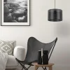 Lampa Wisząca MORENO Czarny Abażur 1xE27 30 cm