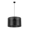 Lampa Wisząca MORENO Czarny Abażur 3xE27 50cm