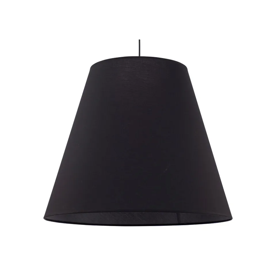 Lampa Wisząca MOSS Czarny Abażur 3xE27 61cm
