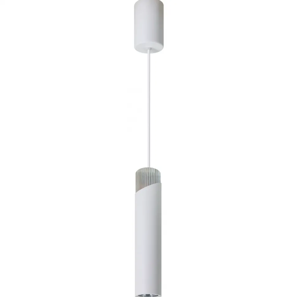 Lampa Wisząca NEO Biały Srebrny 1xGU10 6cm