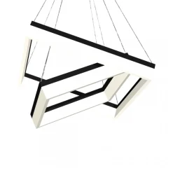 Lampa Wisząca NERO Czarny 80W LED 62cm