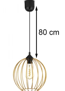 Lampa wisząca New York Bubble 23cm miedź