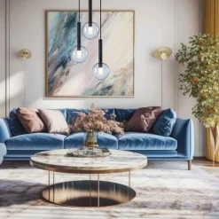 Lampa Wisząca NIKO Czarny Transparentny Szklane Klosze 3xG9