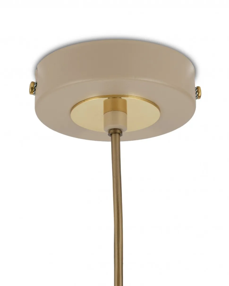 Lampa Wisząca Noa Beżowa 1xE27 17 cm