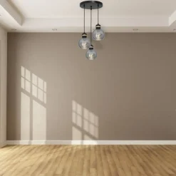 Lampa wisząca OMEGA BLACK/GOLD 3xE27