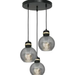 Lampa wisząca OMEGA BLACK/GOLD 3xE27