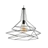 Lampa Wisząca ORO Czarny 1xE27 56 cm