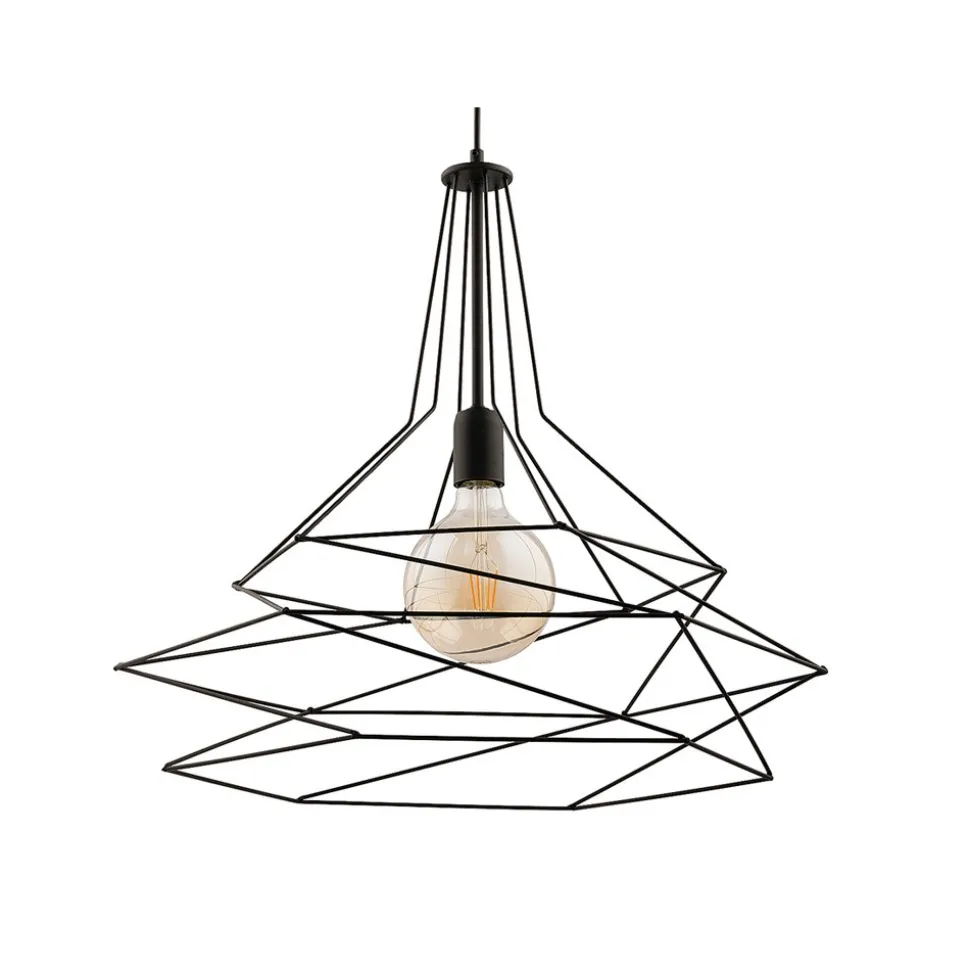 Lampa Wisząca ORO Czarny 1xE27 56 cm