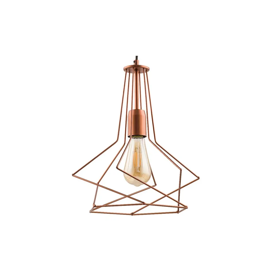 Lampa Wisząca ORO Miedziany 1xE27 31 cm