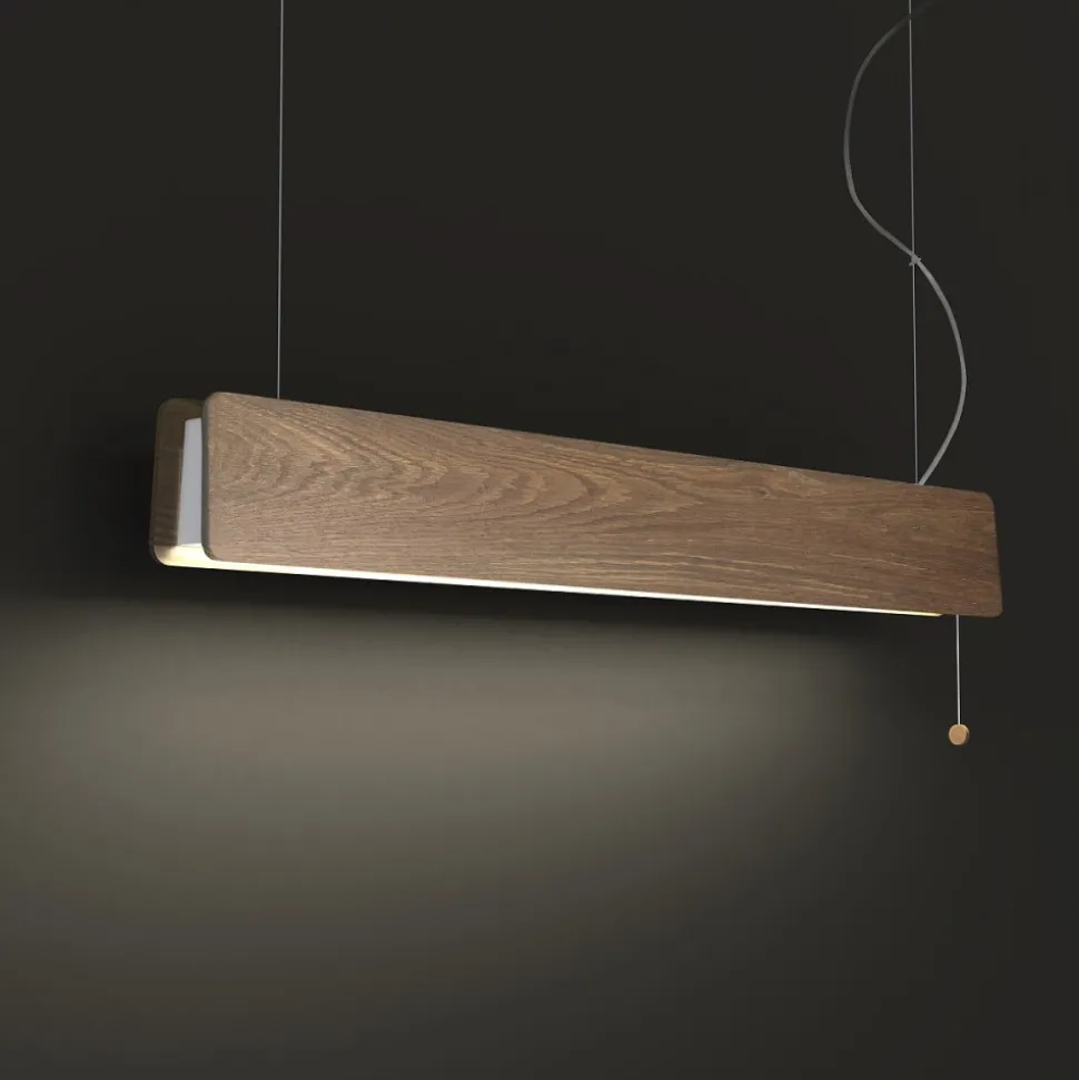 Lampa Wisząca OSLO Biały Brązowy 16W LED 3000K 98cm