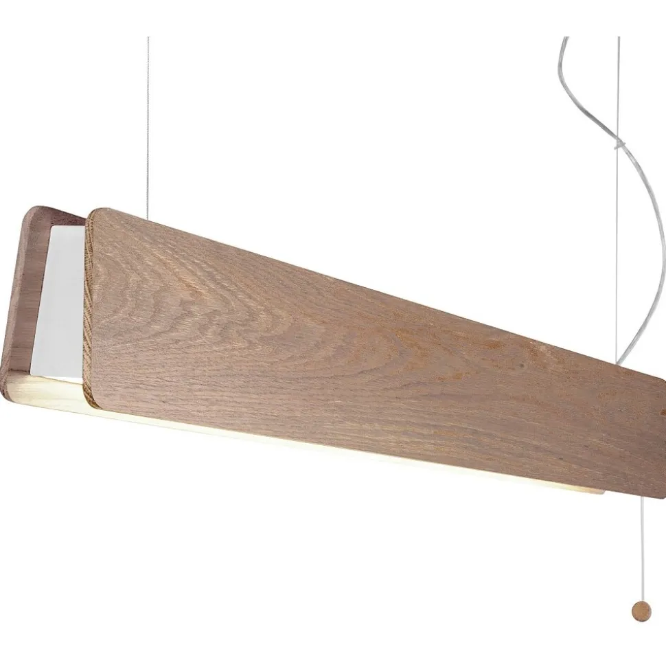 Lampa Wisząca OSLO Biały Brązowy 16W LED 3000K 98cm