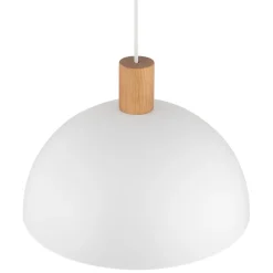 Lampa Wisząca OSLO Biały Metalowy Klosz 1xE27 33,5cm