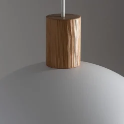Lampa Wisząca OSLO Biały Metalowy Klosz 1xE27 33,5cm