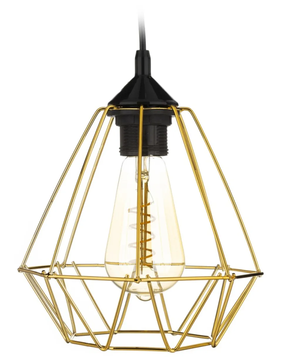 Lampa wisząca Paris Diamond 19 cm złota