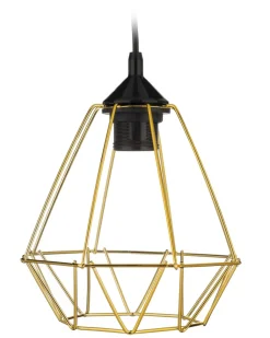 Lampa wisząca Paris Diamond 19 cm złota