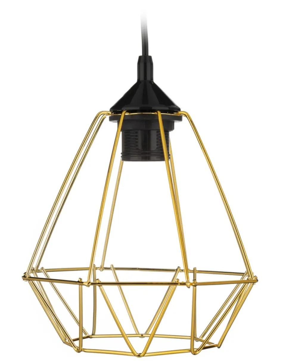 Lampa wisząca Paris Diamond 19 cm złota