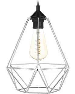 Lampa wisząca Paris Diamond 24 cm srebro
