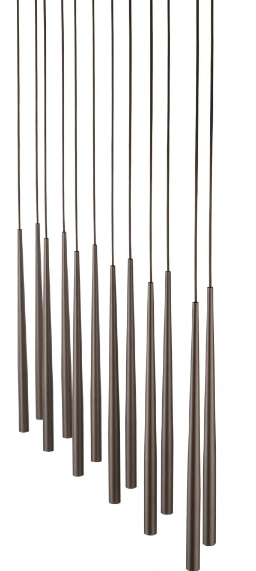 Lampa Wisząca PIANO Brązowy 12xG9