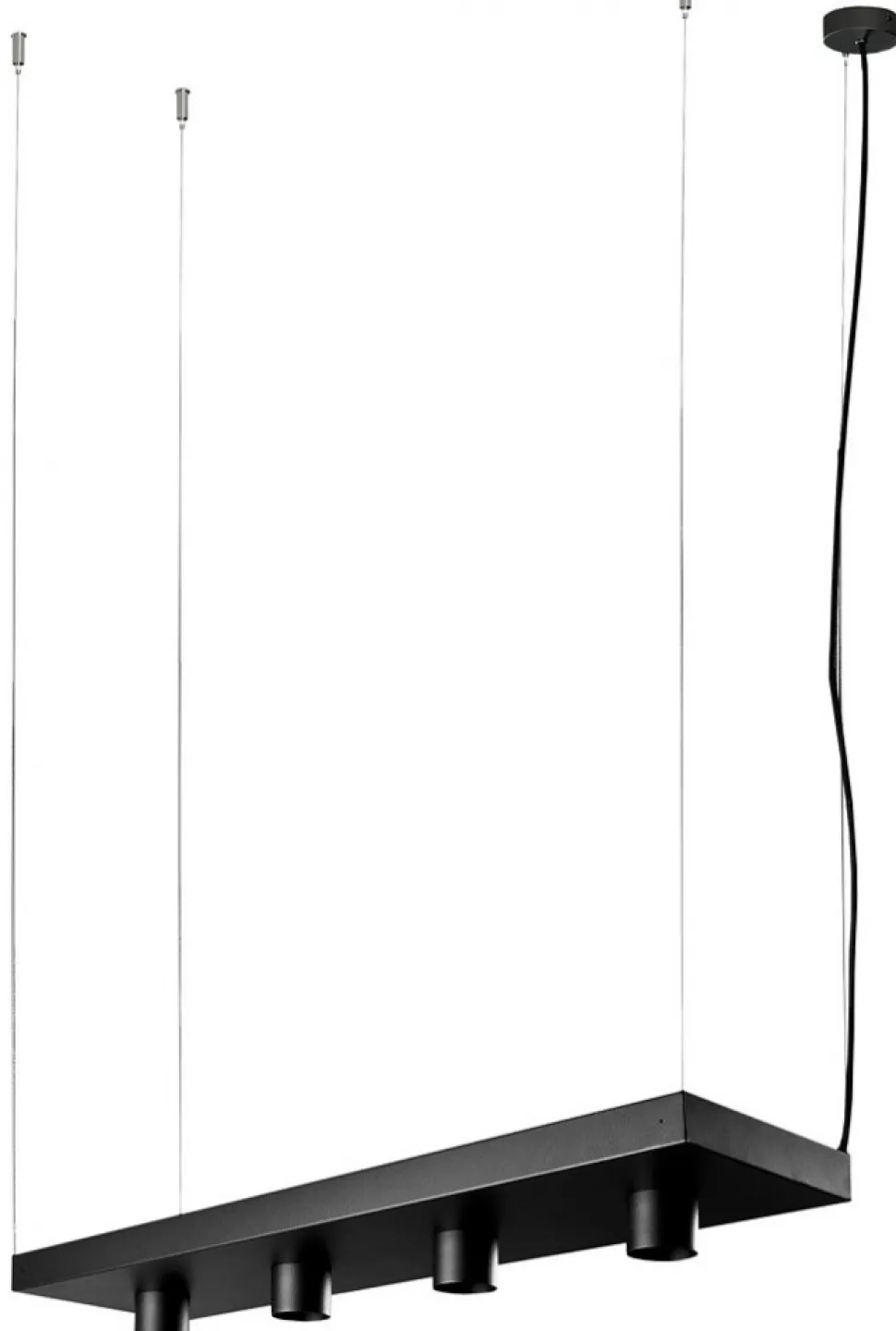 Lampa Wisząca PLANT Czarny 4xGU10