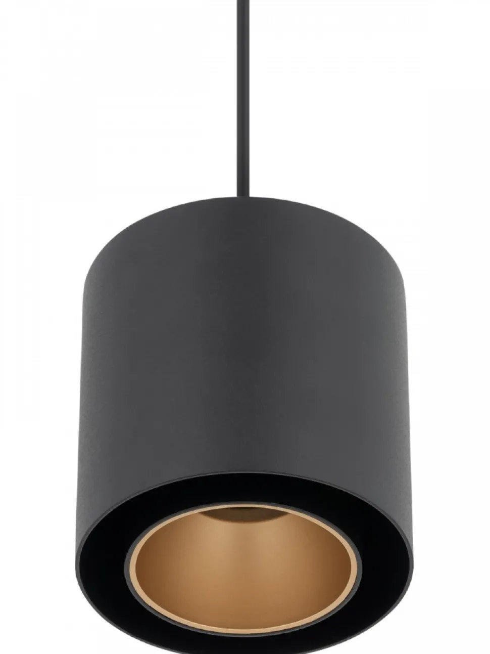 Lampa wisząca POINT DUO czarna złota 1xGU10