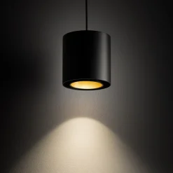 Lampa wisząca POINT DUO czarna złota 1xGU10