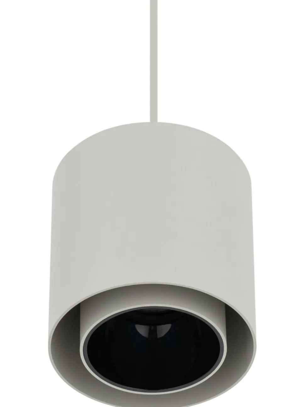 Lampa wisząca POINT DUO szara 1xGU10