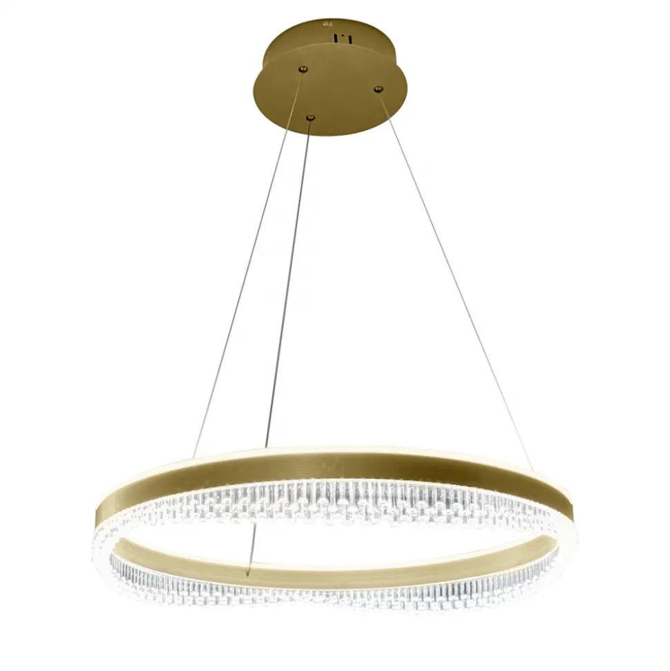 Lampa wisząca PRECIOSA Złota 52W LED 4000K 60cm