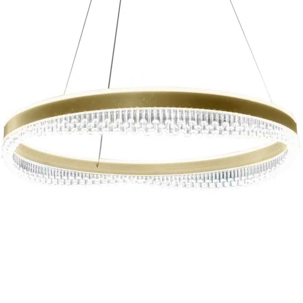 Lampa wisząca PRECIOSA Złota 52W LED 4000K 60cm