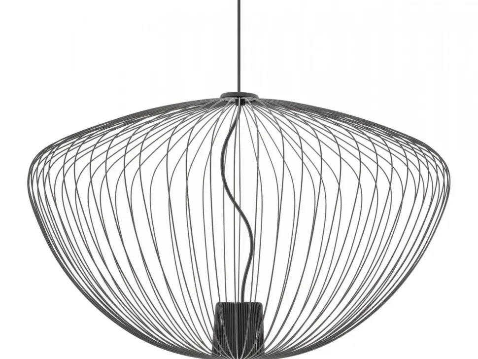 Lampa wisząca PUMPKIN L grafitowa 1xGU10