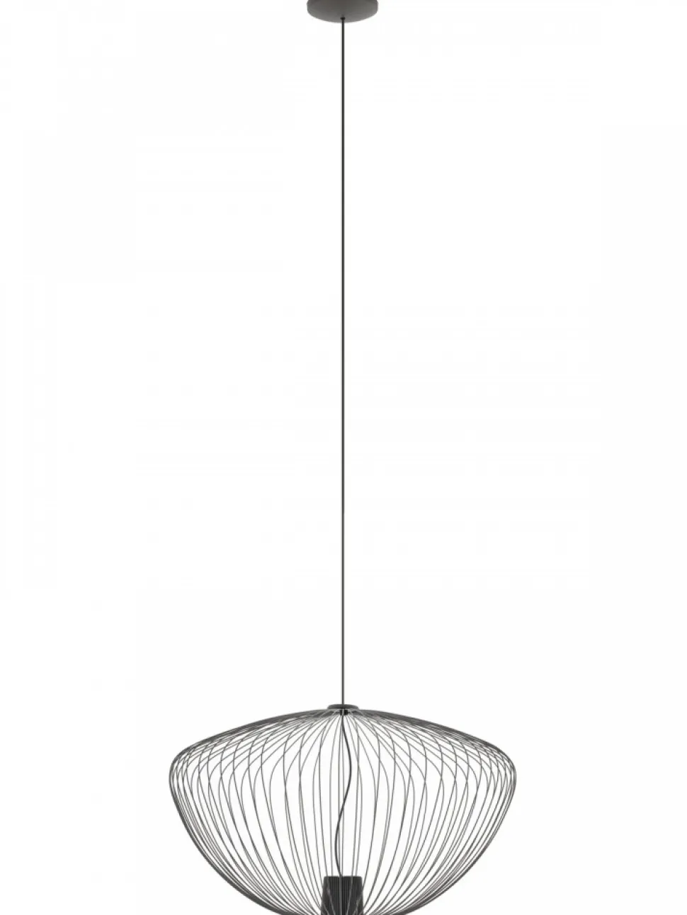 Lampa wisząca PUMPKIN M grafitowa 1xGU10