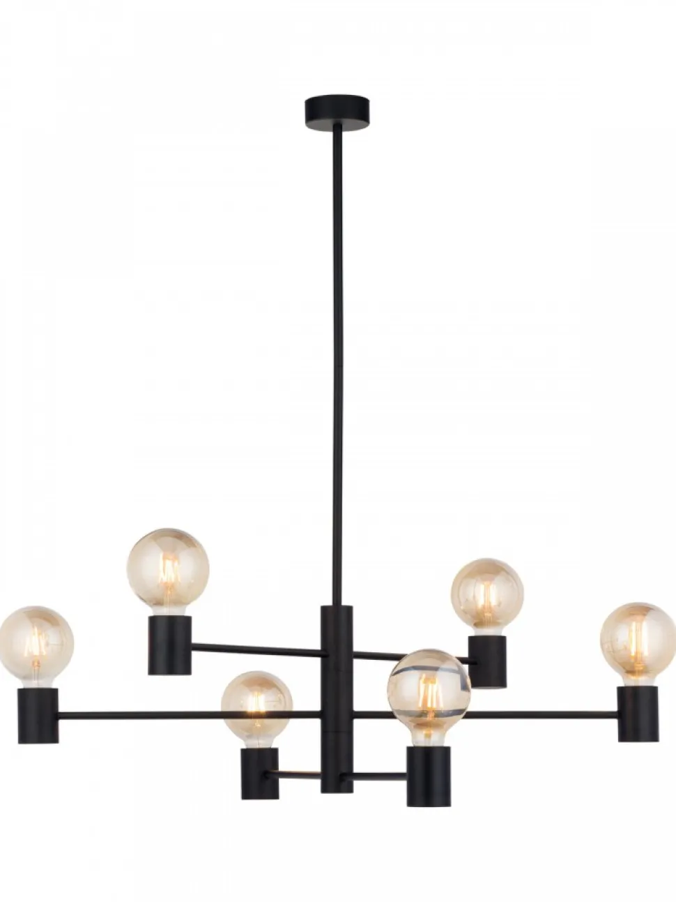 Lampa wisząca RADIUS czarna 6xE27