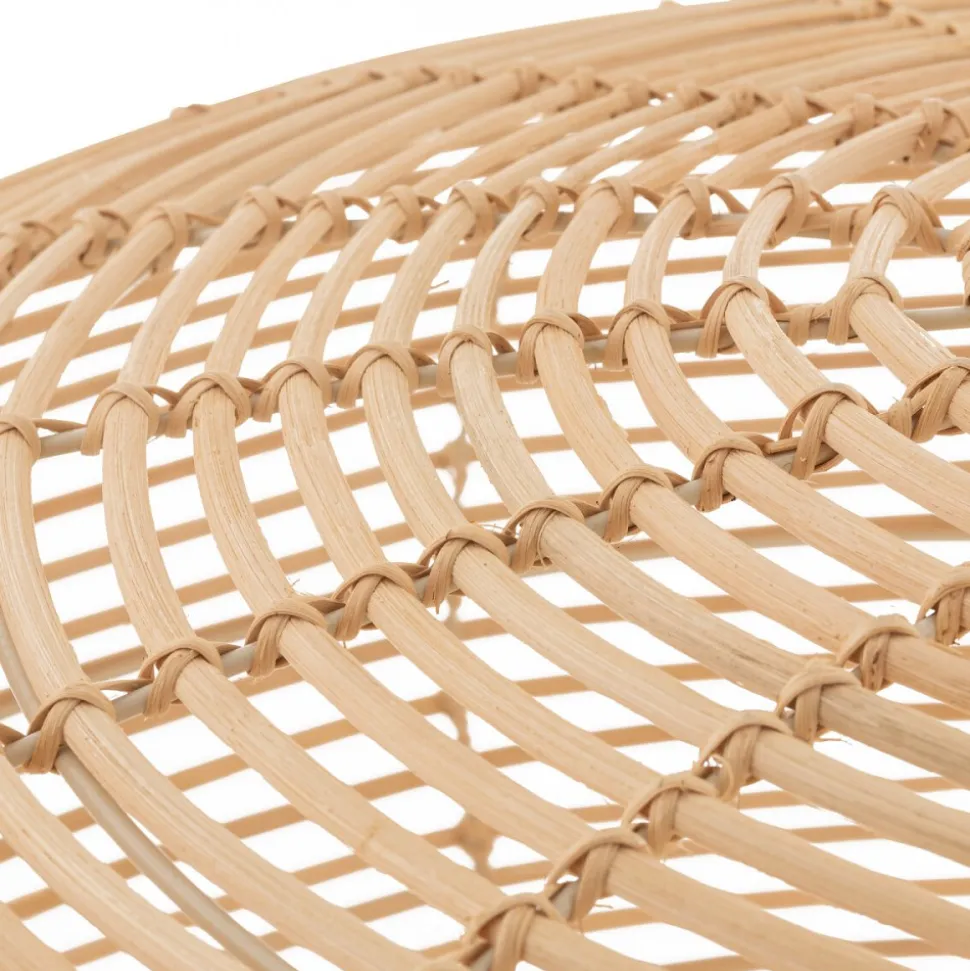 Lampa Wisząca RATTAN Biały Brązowy Abażur 1xE27 79 cm